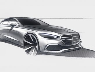 Mercedes-Benz S-Klasse, Designskizze // Mercedes-Benz S-Class design sketch